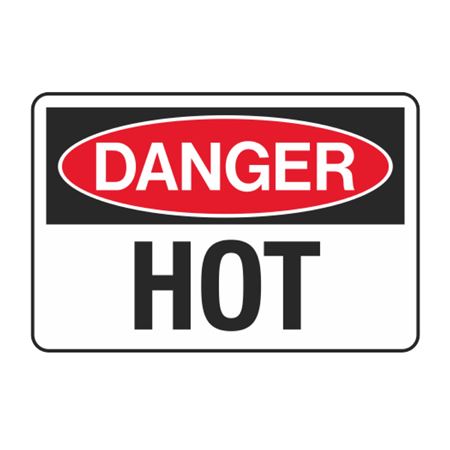 Danger Hot Decal